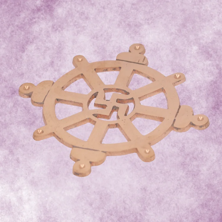 Copper Swastik Wheel